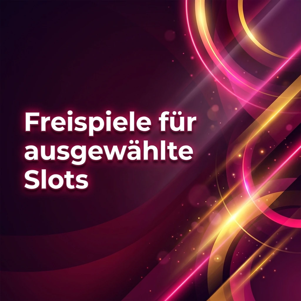 Freispiele für ausgewählte Slots